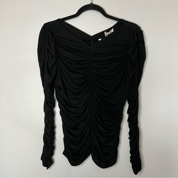 Women’s new Baum Uno Pferdgartaen black long sleeve Joselle blouse size XL - Picture 1 of 8